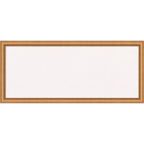 Salon Scoop Wood Framed Corkboard, White Cork Copper {1}