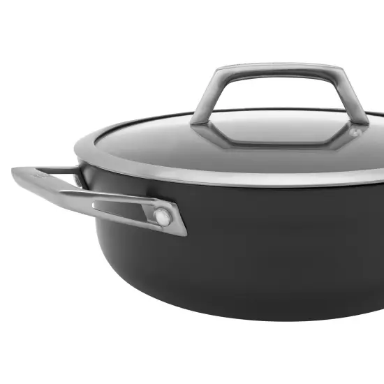 ZWILLING Motion Hard Anodized 4-qt Aluminum Nonstick Chef's Pan {7}