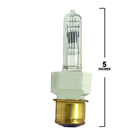 BTR 1000w 120v T6 Clear Single Ended Halogen Bulb - Film Stage Studio Lamp {2}