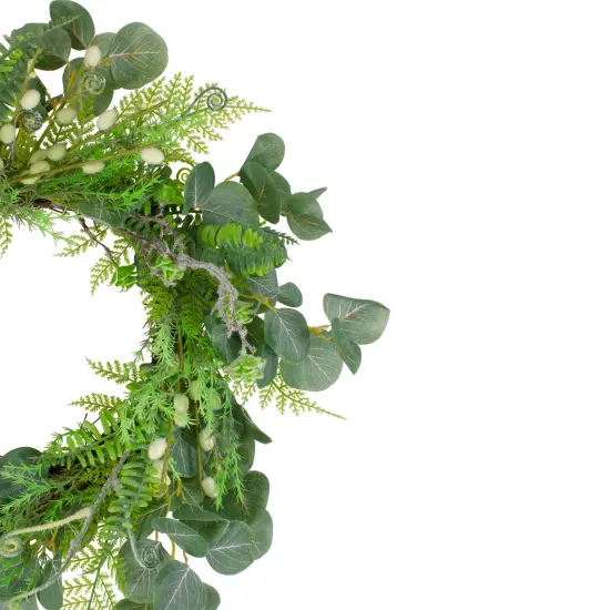 Northlight Eucalyptus and Foliage Springtime Floral Wreath - Green - 20" {4}