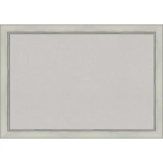 Flair Framed Corkboard, Grey Cork Flair Silver Patina {1}
