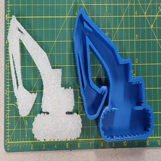Excavator Silicone Freshie Mold {2}