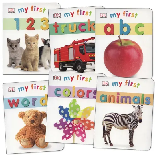 Kaplan Early Learning Company My First Learning Board Books - Set of 6 {1}