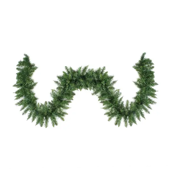Northlight Buffalo Fir Artificial Commercial Christmas Garland - 50' x 12" - Unlit Green {1}