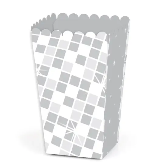 Big Dot of Happiness Disco Ball - Groovy Hippie Party Favor Popcorn Treat Boxes - Set of 12 {1}