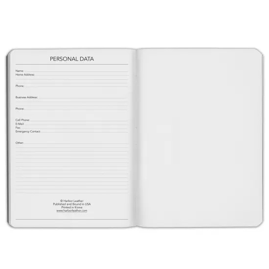 Desk Journal by Harbor - 8"x5.5" Cambridge Cognac {5}