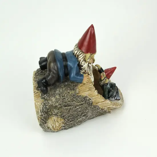 Resin Garden Gnome Downspout Cover Decorative Gutter Drain Spout Splash Decor {4}