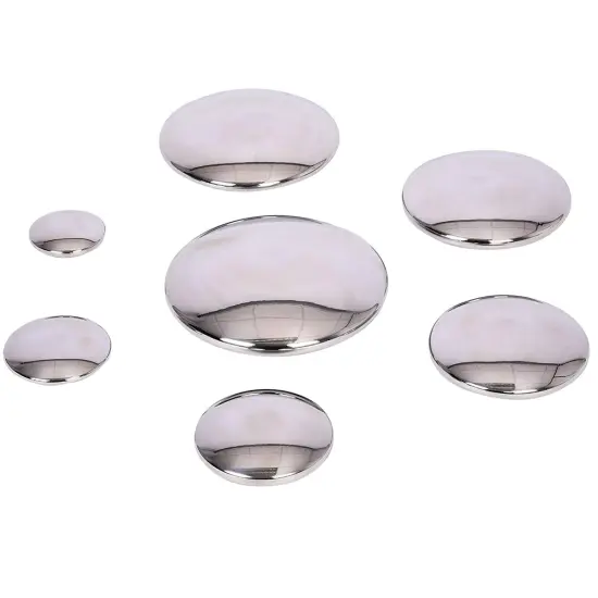 Learning Advantage Silver Sensory Reflective Discs - Set of 7 {3}