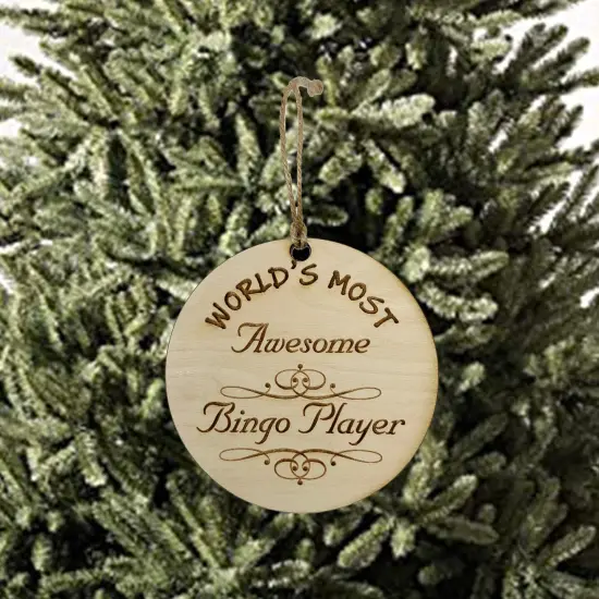 Worlds most Awesome Bingo Player - Ornament {2}