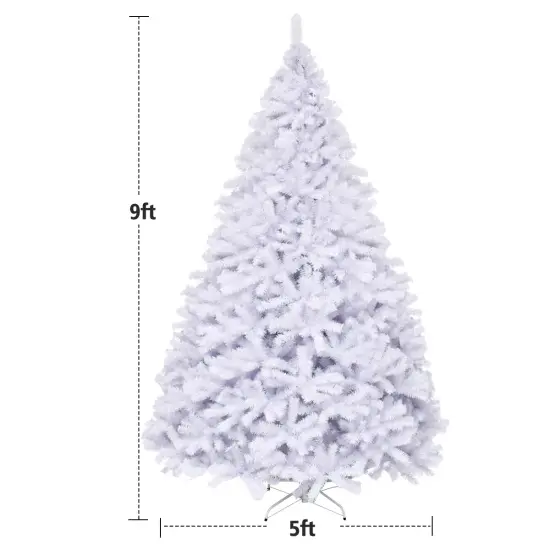 Costway 6/7.5/9Ft Hinged Artificial Christmas Tree Premium Pine Tree {5}