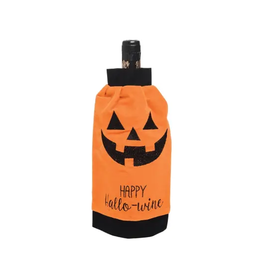 Happy Hallo Halloween Bottle Holder Bag {1}