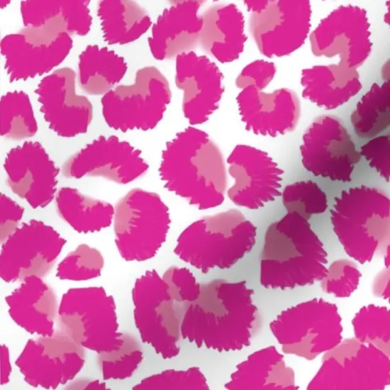 Various Fabrics by the Yard or Fat Quarter Pink Cheetah Leopard Print Animal Exotic Hot Wild Cat Safari Custom Printed Fabric by Spoonflower {7}