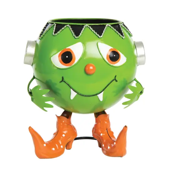 Frankenstein Sandy Halloween Candy Bowl {1}