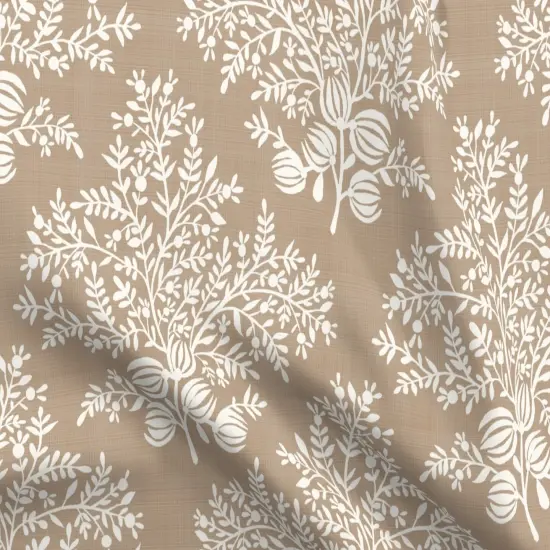 Various Fabrics by the Yard or Fat Quarter Floral Silhouette Large Scale Bouquet Block Print Grandmillenial Custom Printed Fabric by Spoonflower {5}