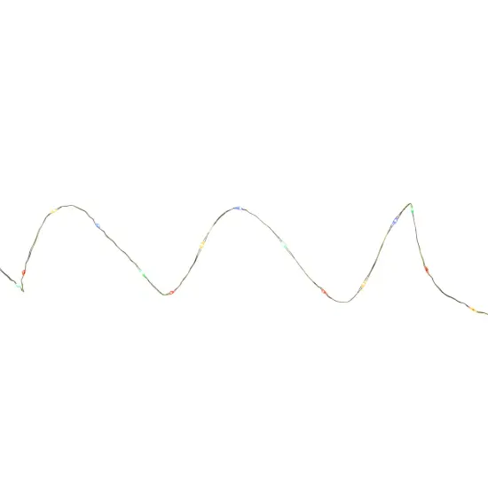 Northlight LED Micro Fairy Christmas Lights - Multi-color - 16' Copper Wire - 50ct {5}