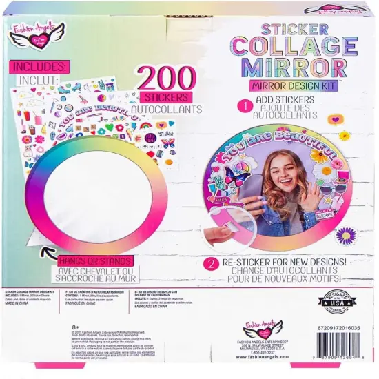Fashion Angels Sticker Collage Mirror Design Set {5}