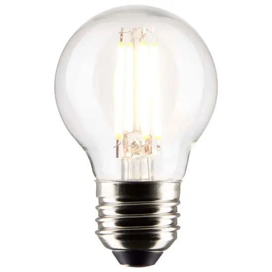 Satco 4w G16.5 Globe Filament LED 2700K Medium Base Dimmable - 40w equiv Warm White {2}