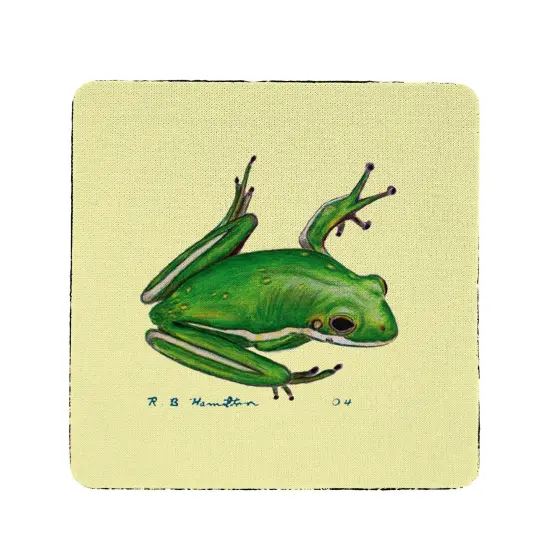 Betsy Drake Tree Frog Neoprene Coaster Set of 4 {1}