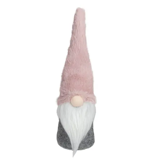 Northlight Standing Gnome Christmas Decoration - 11" - Pink and Gray {1}