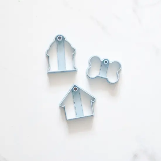 Dog Tag Polymer Clay Cutter Set by Hello Cutters {2}