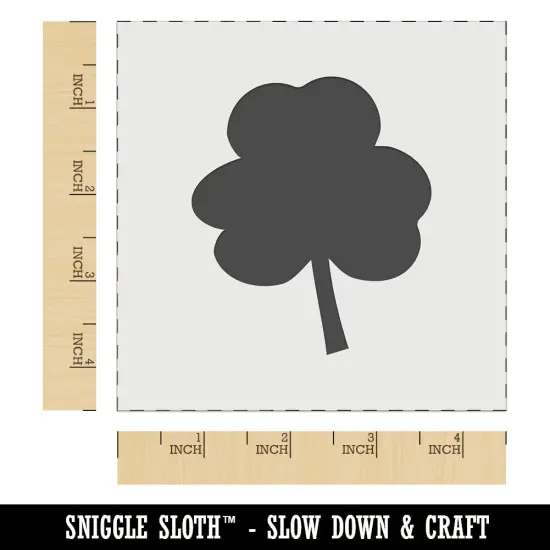 Three Leaf Clover Solid Wall Cookie DIY Craft Reusable Stencil {6}