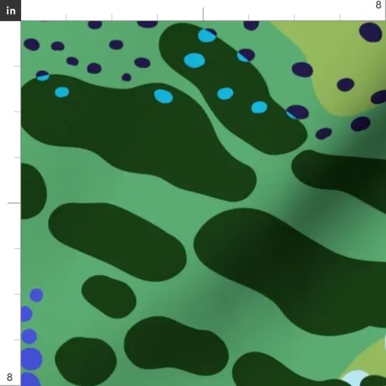 Various Fabrics by the Yard or Fat Quarter Animal Print Whimsical Frogs Colorful Swamp Chic Custom Printed Fabric by Spoonflower {4}