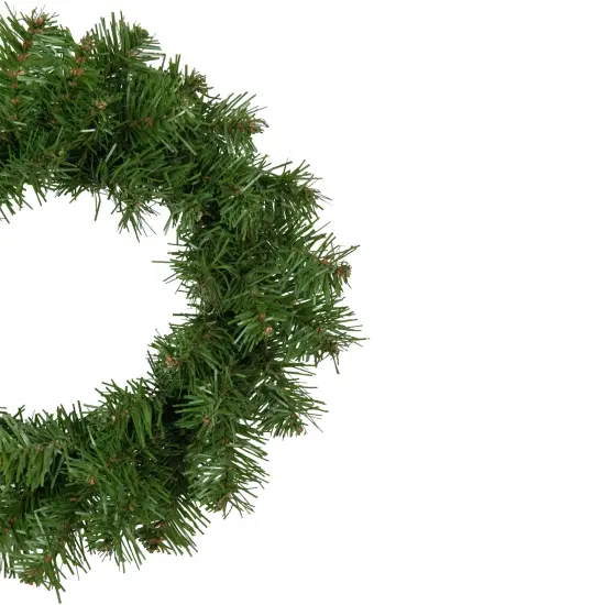 Northlight Deluxe Dorchester Full Pine Artificial Christmas Wreath, 24-Inch, Unlit Green {3}