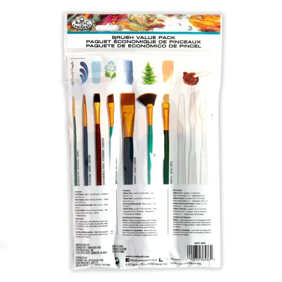 Royal & Langnickel(R) Artist Brush Value Pack-25/Pkg {4}