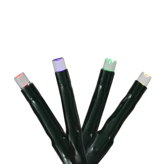 Roman USB LED Multi-Function Mini Wide Angle Christmas Lights - Multi-Color - 57' Green Wire - 500ct {1}