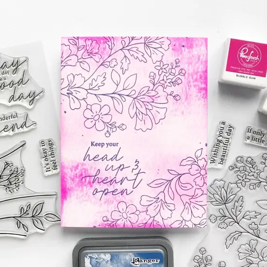 Pinkfresh Studio Clear Stamp Set 4"X6"-Beautiful Day {4}