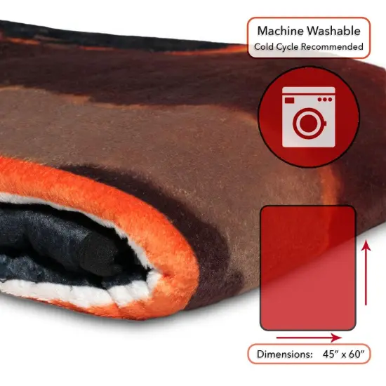 Black Panther Wakanda Forever Lightweight Fleece Throw Blanket | 45 x 60 inches {6}