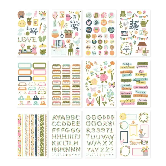Simple Stories Sticker Book 12/Sheets-Fresh Air {2}