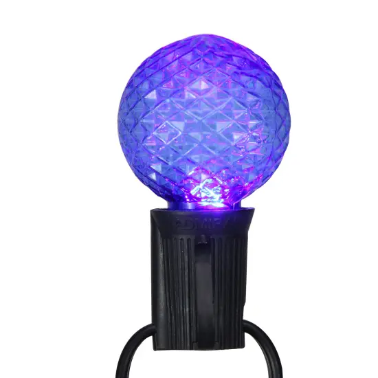 Northlight Faceted LED G40 Globe Christmas Replacement Bulbs - Multicolor- Pack of 25 {5}