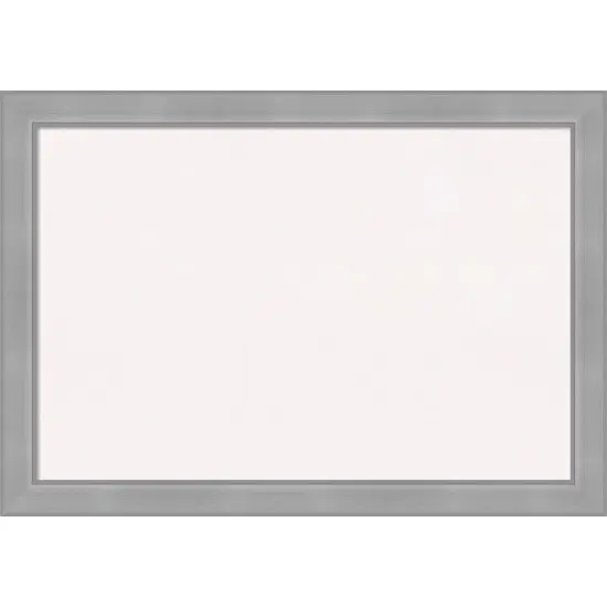 Vista Brushed Nickel Framed Corkboard, White Cork {1}