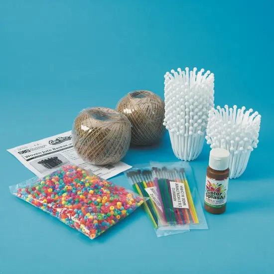 Ancient Culture Jute Basket Craft Kit (Pack of 24) {3}