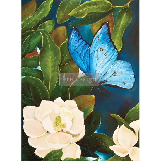 Redesign With Prima A1 Decoupage Rice Paper (Mulberry Tissue Paper) ? Sapphire Angel 23.4"X33.1" 655350655846 {1}