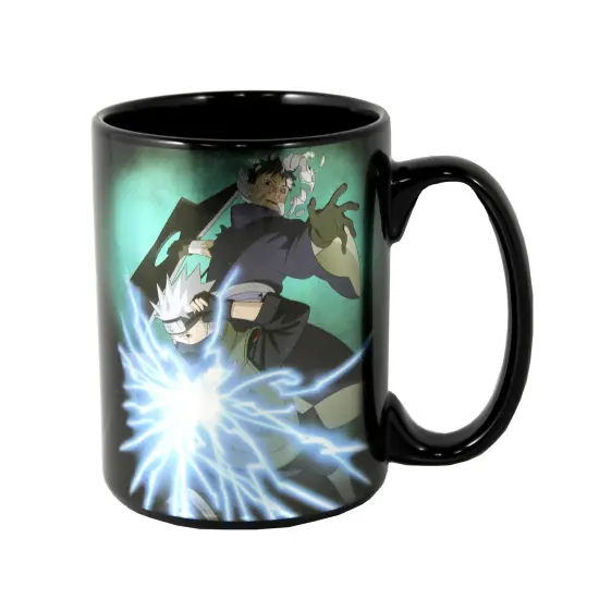 Naruto Shippuden Kakashi and Obito 16 Ounce Ceramic Mug {1}