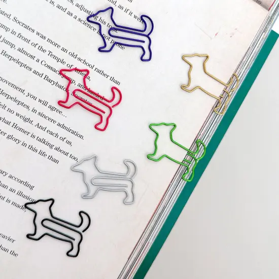 Wrapables Paper Clips Bookmarks for Office Home School (Set of 50) Dogs {5}