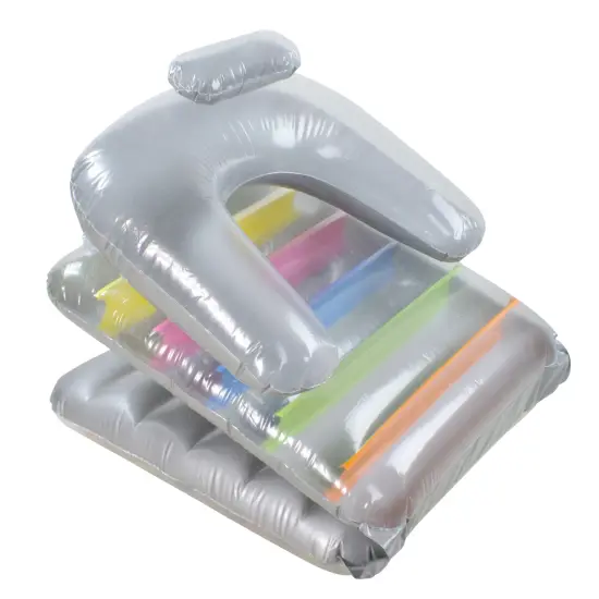 Pool Central Inflatable Gray Folding Swimming Pool Chaise Lounge, 75-Inch {3}