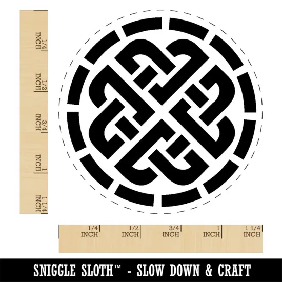 Celtic Shield Knot Ward Symbol of Protection Rubber Stamp for Stamping Crafting Planners {1}