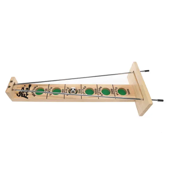 WE Games Shoot The Moon - a Classic 1940's Nostalgia Game - Solid Natural Wood - 17.5 inches {6}