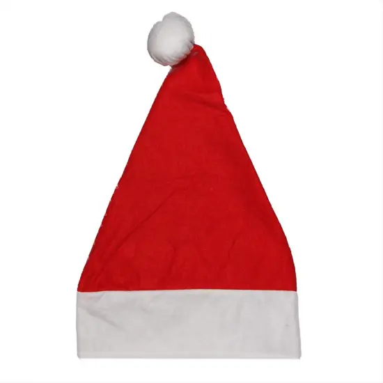 Northlight Red and White Unisex Adult Christmas Santa Hat Costume Accessory - Small {3}