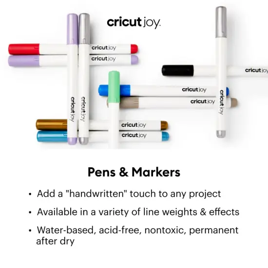 Cricut Joy Fine Point Pens, 0.4 mm (3) Red, Green, Violet {5}