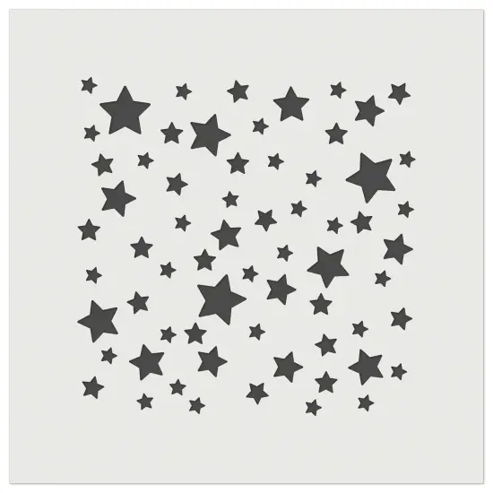 Cluster of Stars Wall Cookie DIY Craft Reusable Stencil {2}