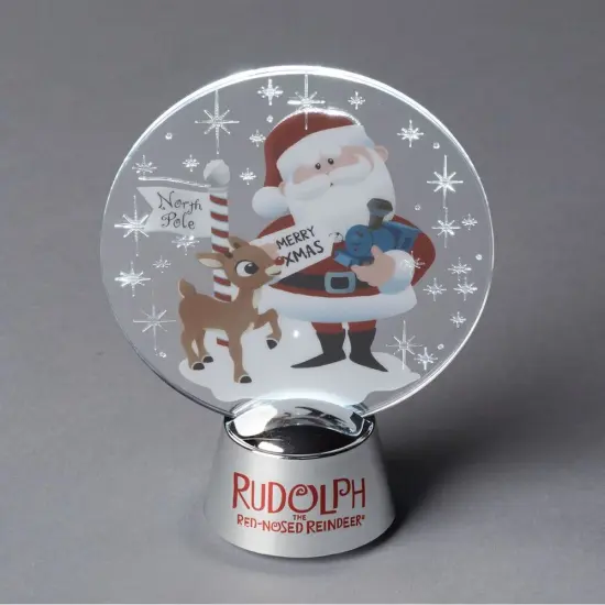Department 56 Department 56 Rudolph and Santa Christmas Holidazzler #6000498 Red {1}