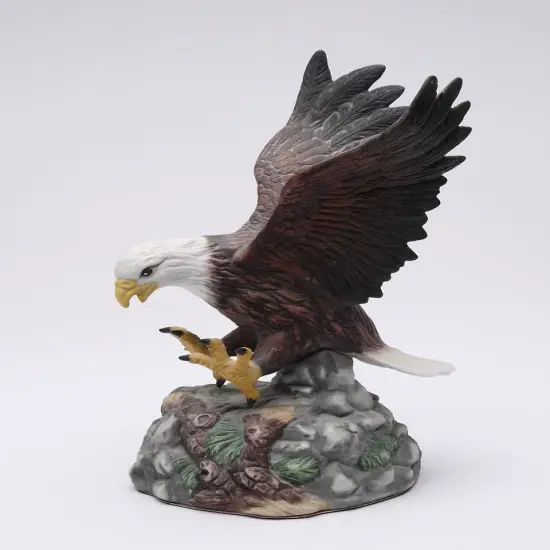 Ceramic Bald Eagle Figurine, Home D&eacute;cor, Patriotic Gift, Gift for Mom, Gift for Dad, Independence Day D&eacute;cor, July 4th, Gift for Veteran {3}