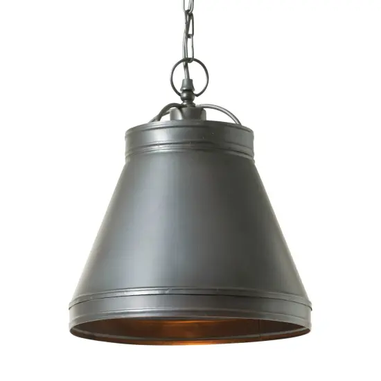 Irvins Country Tinware Black Rustic Pendant {1}