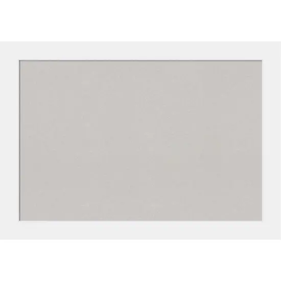 Corvino Wood Framed Corkboard, Grey Cork Corvino White {1}