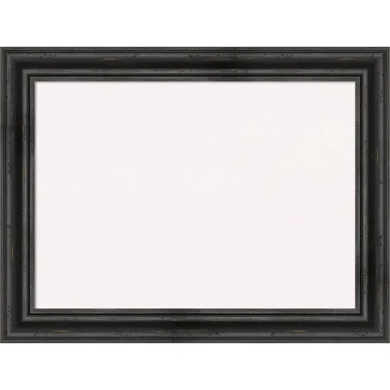 Rustic Pine Wood Framed Corkboard, White Cork Black {1}