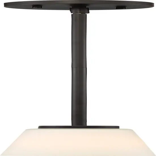 Nome 1-Light Pendants Mounted Pendant Light Fixture in Mahogany Bronze Finish {1}